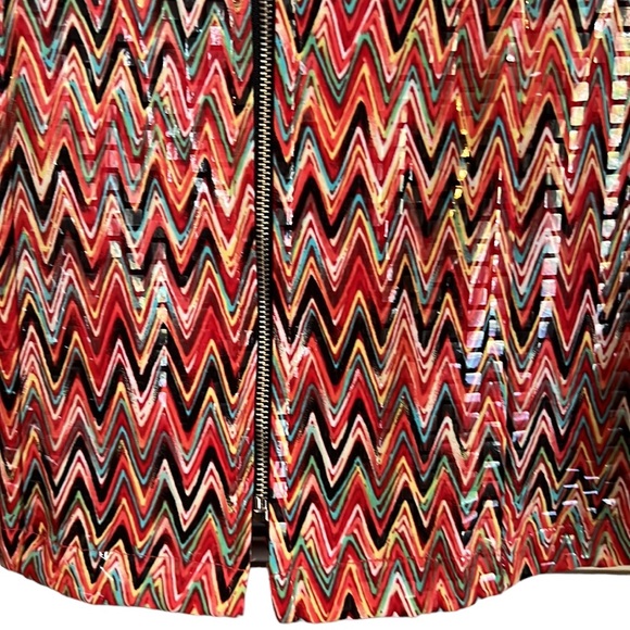 Misook Full Zip Lightweight Unique Colorful Jacket Size S - Picture 7 of 11